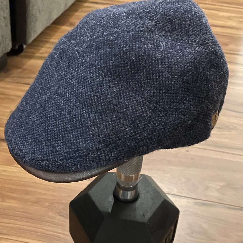 Wool Blue cap from France